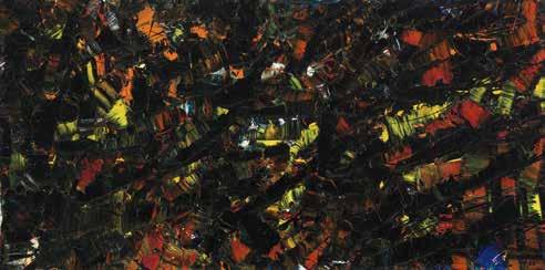 3 cm Estimate: $3,000,000 $5,000,000 above/ci-dessus: Jean Paul Riopelle Composition rouge et noir oil on