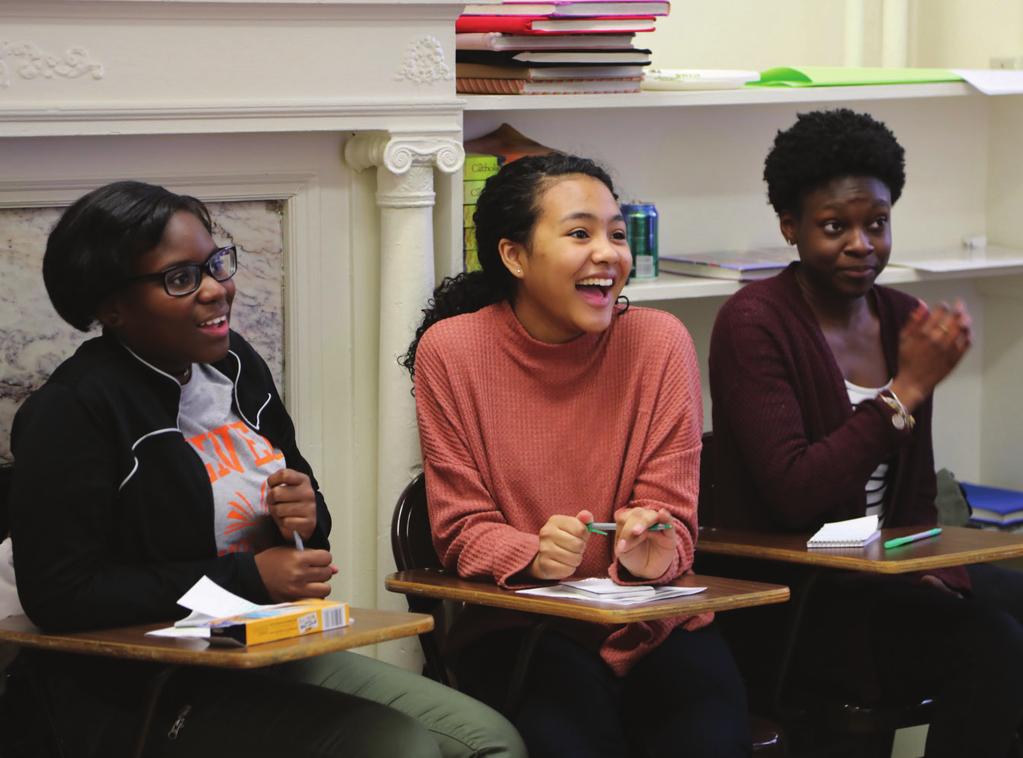 OLIVER SCHOLARS AT A GLANCE Oliver Scholars offers high-achieving students an alternative path, raising their sights and fostering the development of our next generation of change-makers, thought