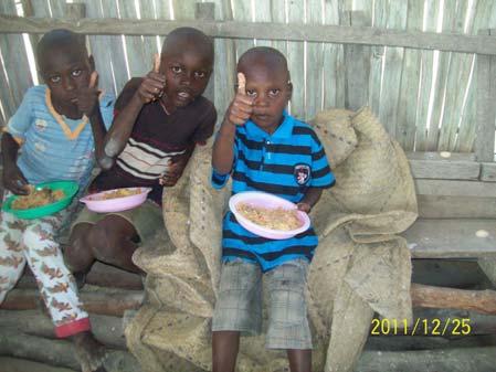 Funds for meals were contributed
