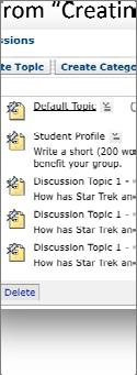 Select Discussion Topic Then