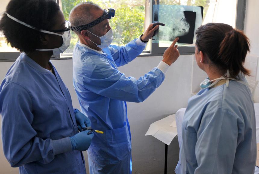 Learn in a professional, clinical environment. Overview Photo by US Army Africa, used by Creative Commons [1] agreement.