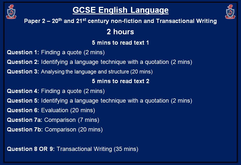 A Guide to Your Edexcel English Language GCSE Paper 2