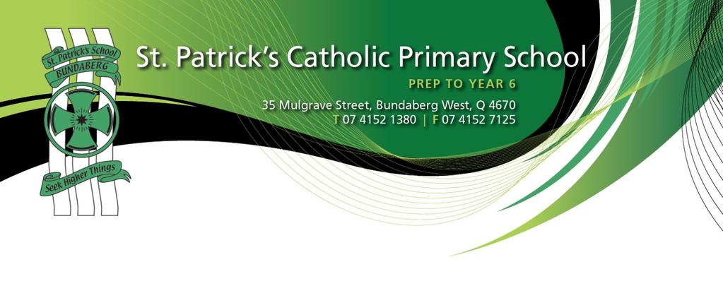 Important Dates for Week 7 Parish Mass Year 3 Cultural Night 6.00pm Tuesday-Thursday Morning Prayer 8.