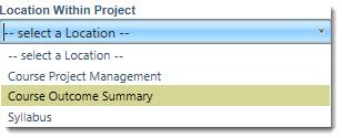 Course Project Management Tab Tip: Once an item is WIP, the Delete or Remove option becomes available.