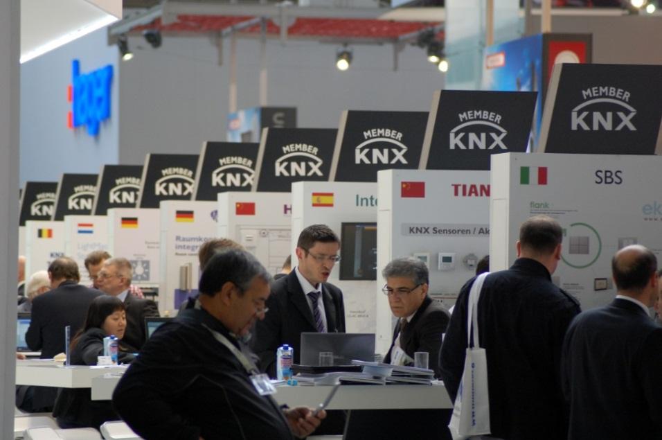 More than 100 KNX members own booth Top Event 17/04/2012 1500 participants from more than 76