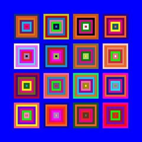 Homage to the Square - Lenticular