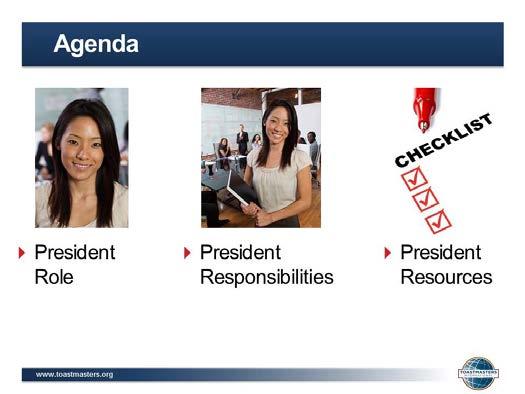 3. SHOW the Session Agenda slide. 4.