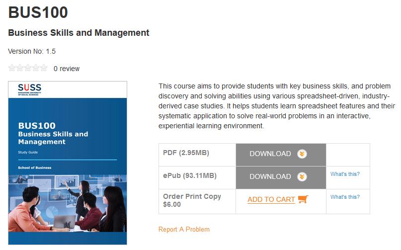3. About ibookstore (Study Guide & etextbook) ibookstore contains interactive study guides of SUSS courses.