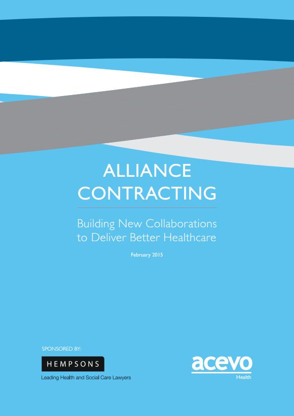 General Lessons And Challenges From Setting Up Alliance In UK Public Sector Environments ACEVO Solutions helps charities and social enterprises to grow, compete, and succeed, providing a supportive