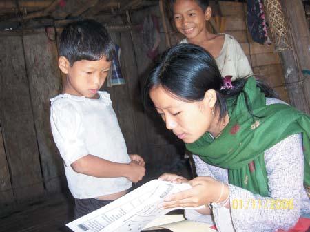 ARUNACHALPRADESH RURAL Learning Level Reading : Children who read Arithmetic : Children who thing Letter Word Level 1 (Std 1) text Level 2 (Std 2) text thing Recognize Subtract Divide 30.8 43.6 18.