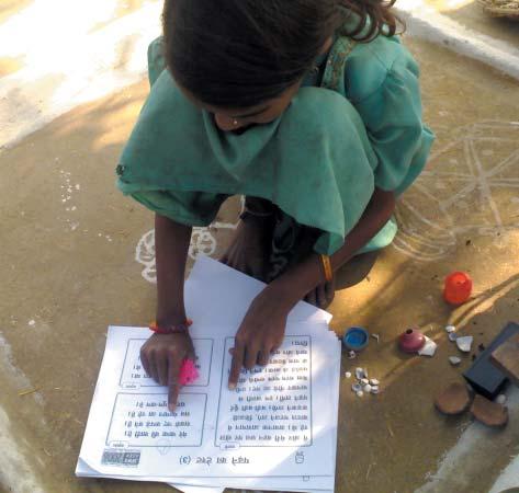 Can Rani read? Reading tasks for Rani... Like Rani, all children were assessed using a simple reading tool.
