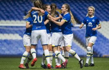Photography student, Emma Simpson, completed her Work Based Learning at Everton Football Club, where she shadowed the Club photographer, Anthony McArdle, at a range of events.