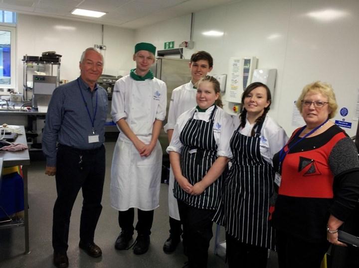 The Judges, Rotarians Josie Morgan and Ricky Pristernik, were taxed by the high standard of the three course lunches delivered by four students but there could be only one winner.