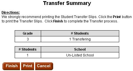 12 Page 12 The My Classes Tab/Transferring Students 2.1.5 Transferring students is a 3-step process: 3.