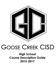 the: High School Course Description Guide Course
