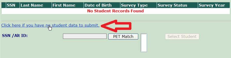 Issue 5: There is no campus in the drop down menu for SPP 7 and/or SPP 14 and the user is unable to submit campus data and certify the district data.