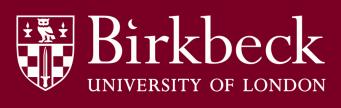 Birkbeck, University of London Common Awards Scheme