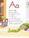 Choose a volunteer to touch another letter on the displayed Alphabet Sound Cards, and turn to that page and rhyme in the Alphabet Book.
