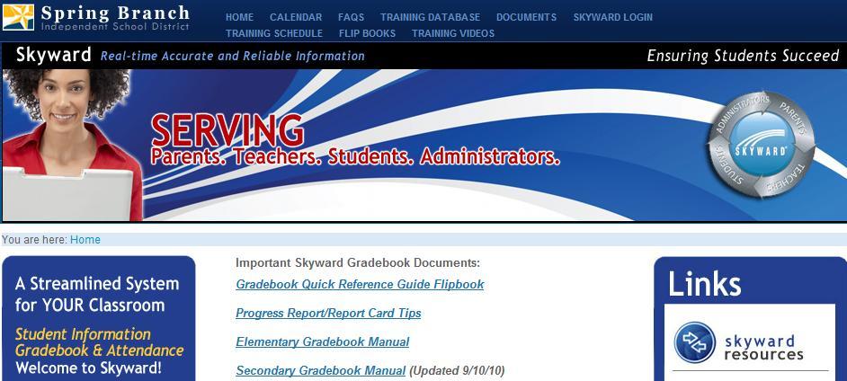 Videos Go to the Spring Branch ISD internal web site and select