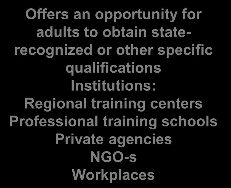 staterecognized or other specific qualifications