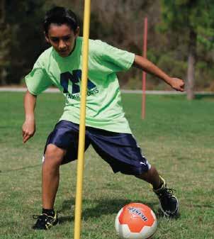 SOCCER ACADEMY A great class to improve skills, build confidence and have fun in a low pressure setting. Soccerball and Shirt included.