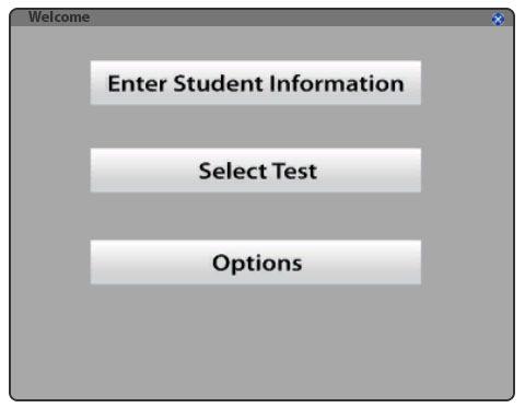 The Pre-Test Menu Description The Pre-Test menu will be the first screen you encounter in the simulation. The following pages describe each section of the pre-test menu in detail.