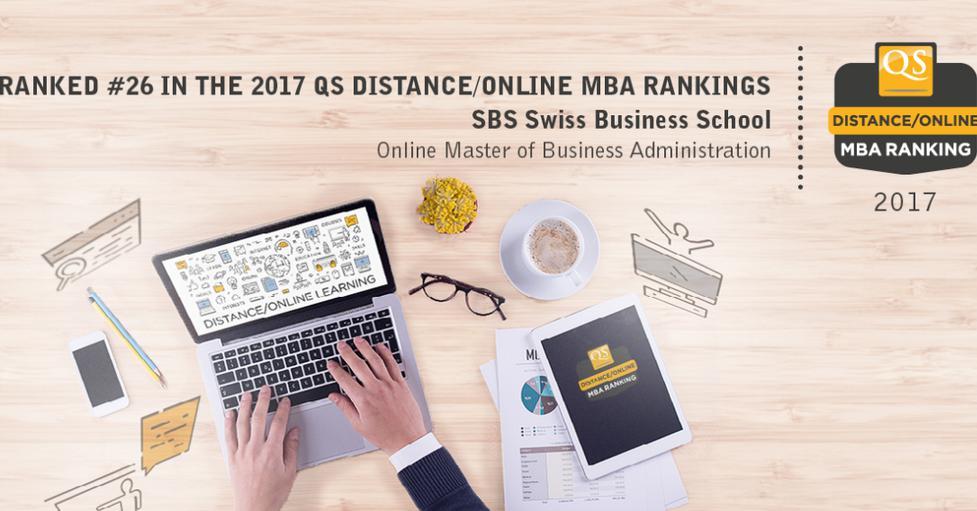 Top Universities SBS Swiss Business School is proud to announce that we have been ranked 26 for our Online MBA by QS Top