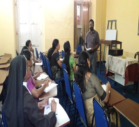 Alberts College, Ernakulam, Dr. S Muraleedharan, Economics, Maharaja s College, Ernakulam. There was also a presentation of brief review of work by research scholars. Talk on Research Advances by Dr.