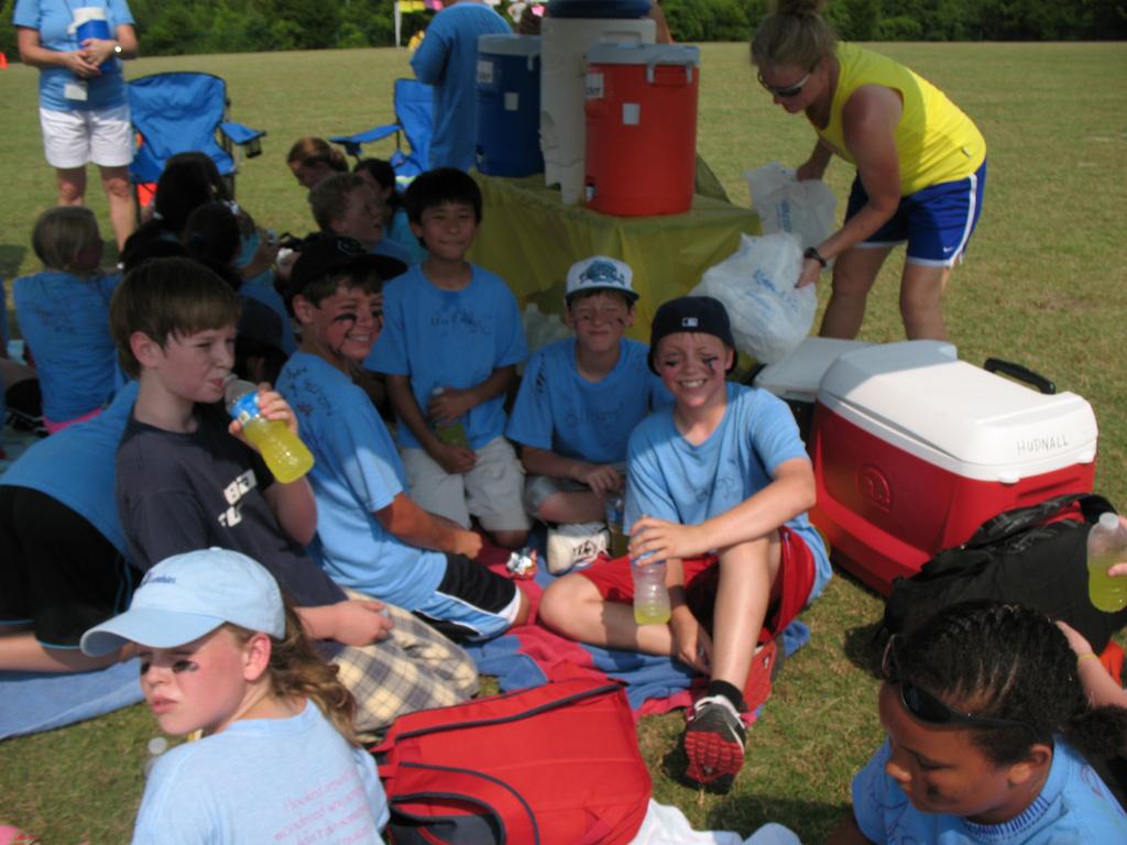 We would love to provide some shade at each of our Game Stations. If you would like to provide an easy up tent to keep our kids cool, we would certainly appreciate it.