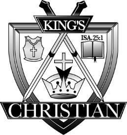 THE KING S CHRISTIAN SCHOOL 5 Carnegie Plaza, Cherry Hill, New Jersey 08003 856-489-6729 www.tkcs.