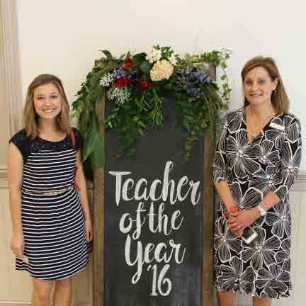 Teacher of the Year Luncheon An opportunity to thank our area s best educators for all of their hard work! Join us as we recognize the Teachers of the Year and shower them with praise and gratitude.