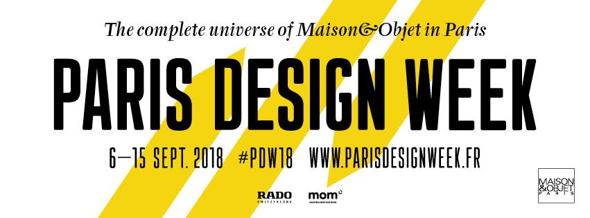 Press release - april 2018 PARIS DESIGN WEEK, the global event for design lovers in Paris is turning over a new leaf for a surprising 8th edition, from 6 to 15 September 2018!