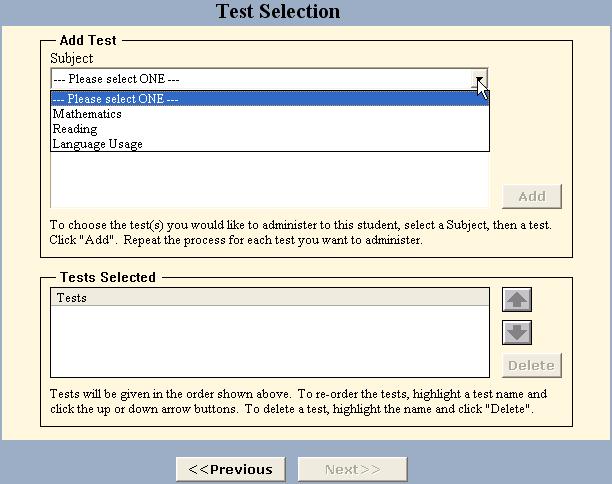 Adjust the audio volume on each computer before launching the TestTaker session.