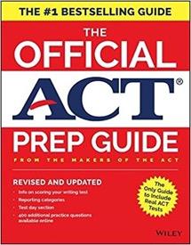 : The Official ACT Prep Guide, 2018 ($28) ACT Online prep ($39.95* for 1 yr.