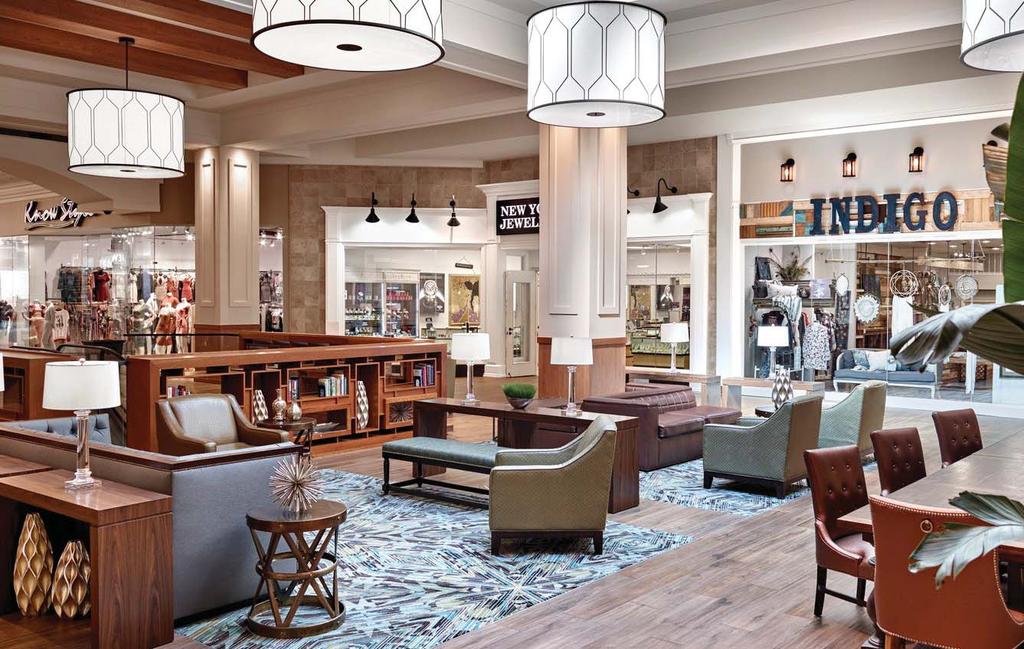 2 3 INTERIOR RENOVATION Inside, Brookwood Village is underway with a total remodel, including upgraded access from the parking structures. New will be displayed throughout the mall.