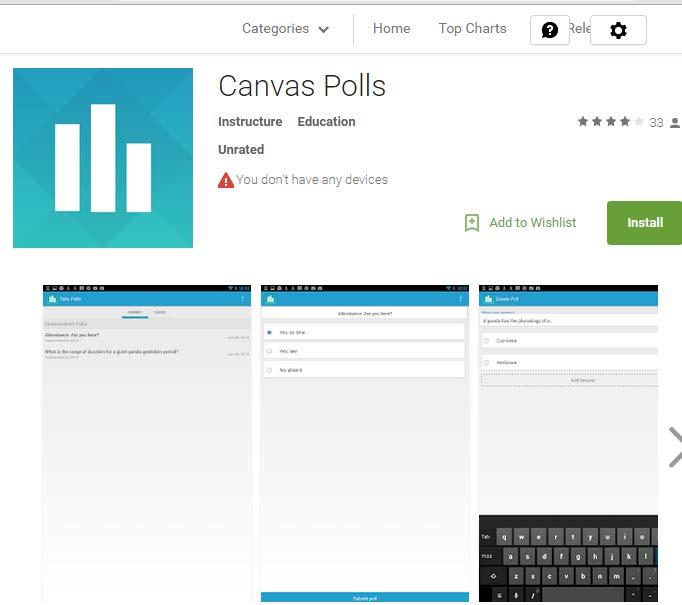 Polls for Canvas We will be using Polls for Canvas