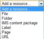 Resources A resource is an item that a teacher can use to support learning, such as a file or link.