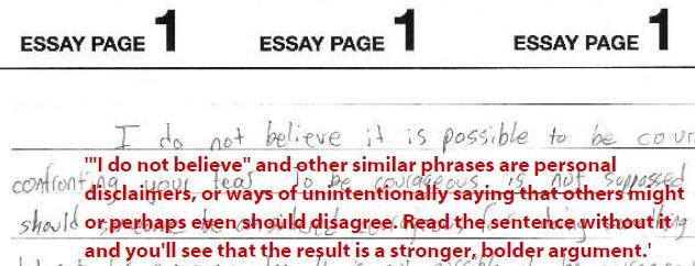 Student Essay Question type analysis Specific topic