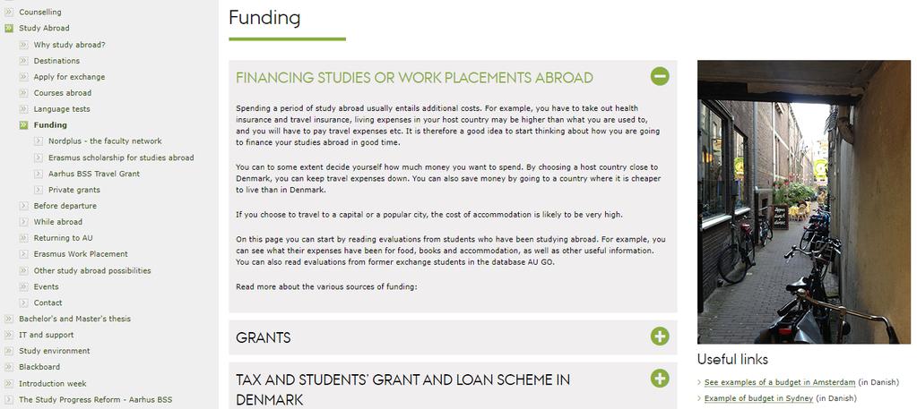 FINANCE YOUR STUDY ABROAD Very different depending