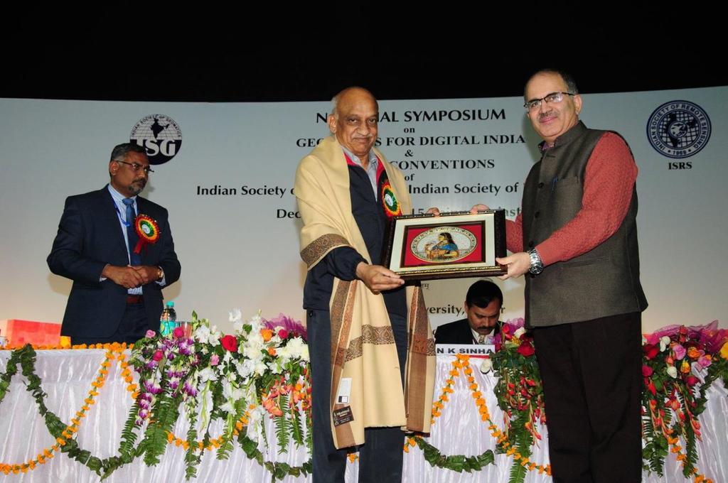 The second day of the ISG symposium had a wonderful galaxy of speakers and the most prominent feature of the day was the special session named as Vikarm Sarabhai Memorial Lecture.