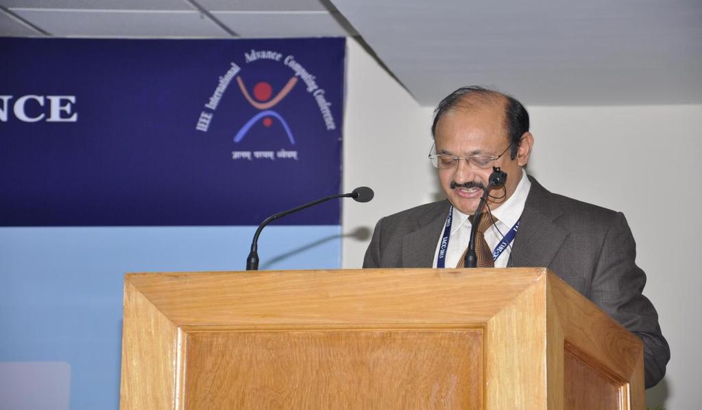 Introduction of Guests and Theme of the Conference by Dr R K Agarwal, Patron, IACC-2013 and Director, AKGEC, Ghaziabad
