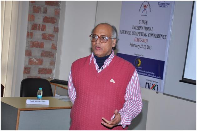 Invited Speaker-I: Prof. Karmeshu, JNU, Delhi Prof.