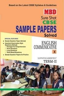 MBD Sure Shot CBSE Sample Papers Solved Class 10 English
