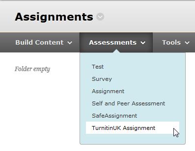 Contents Some disclaimers... 1 Creating a Turnitin assignment in Blackboard... 2 How do students submit their assignment?... 7 How can staff submit assignments for students?
