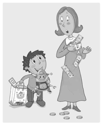 $20 UNIT 8 Pages 76 77 Elfin 2 Teacher s Guide Unit title: Shopping Students will learn words relating to shopping, how to offer help, and ask about the price of an item.