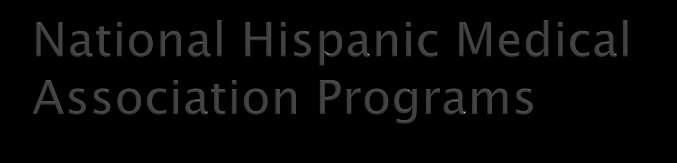 Resource: Federal government Capitol Hill Briefings on Hispanic health Issues to eliminate health disparities Nominate members to Federal advisory commissions Private sector Provide technical