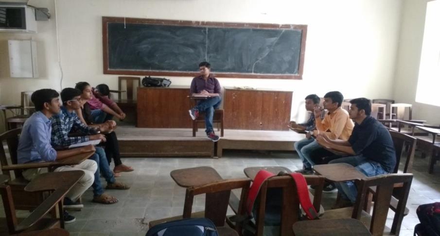 room E202 and E203. Jury for the debate was 4 th year Training and Placement coordinator of civil engineering department Mr. Kedar Dave and Mr. Priyen Somaiya.