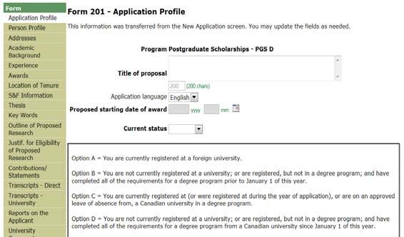How to Apply Completing Form 201