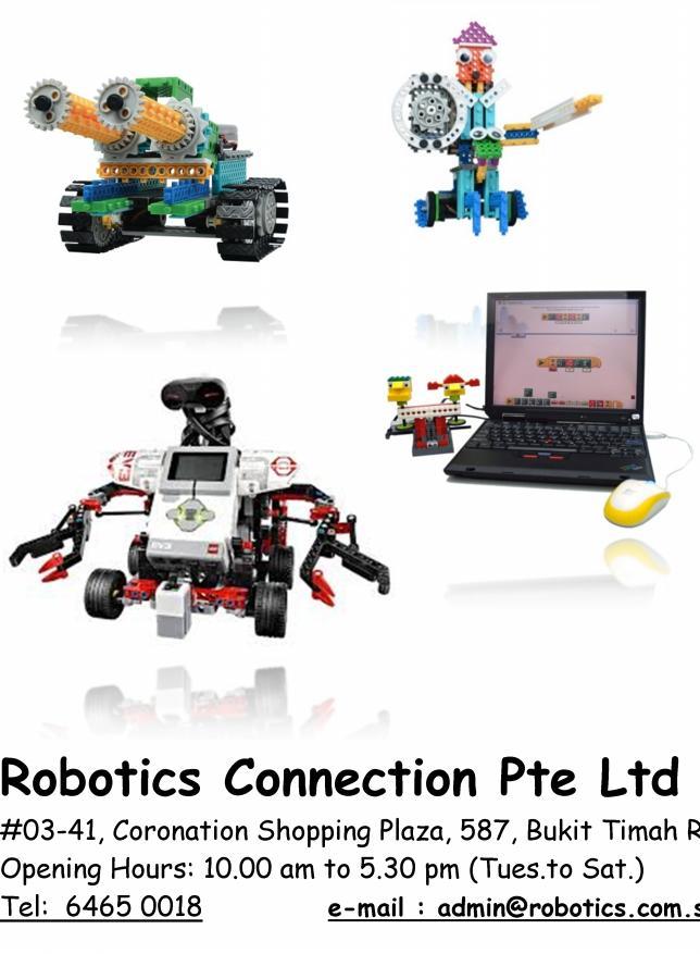 ROBOTICS COURSES 2014 (Level 1 to Level 7) Robotics Connection