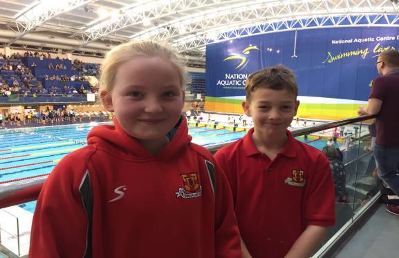 Haydn Maguire performed extremely well in the Under10 Boys Backstroke managing to beat his qualifying time by 5 seconds.